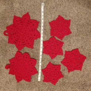 Crochet hotpads/coasters